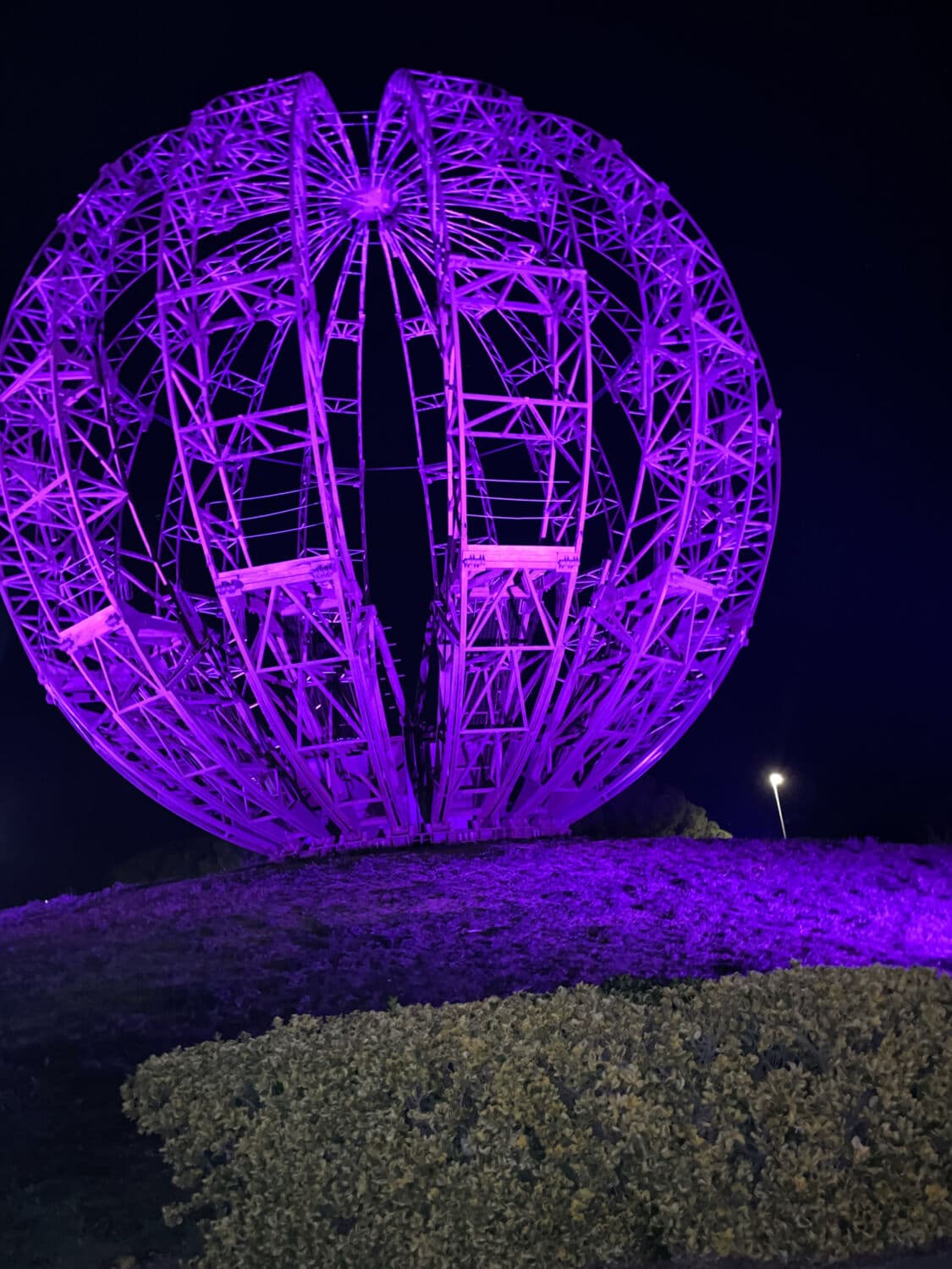 Renovación de iluminación de la Bola Forum en Calonge Sant Antoni